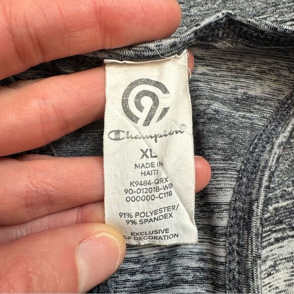 C9 by Champion Women's Athletic Tank Top Criss Cross Grey Gray XL Extra Large - Picture 7 of 9